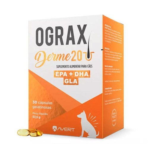 Ograx Derme 20 com 30 Capsulas
