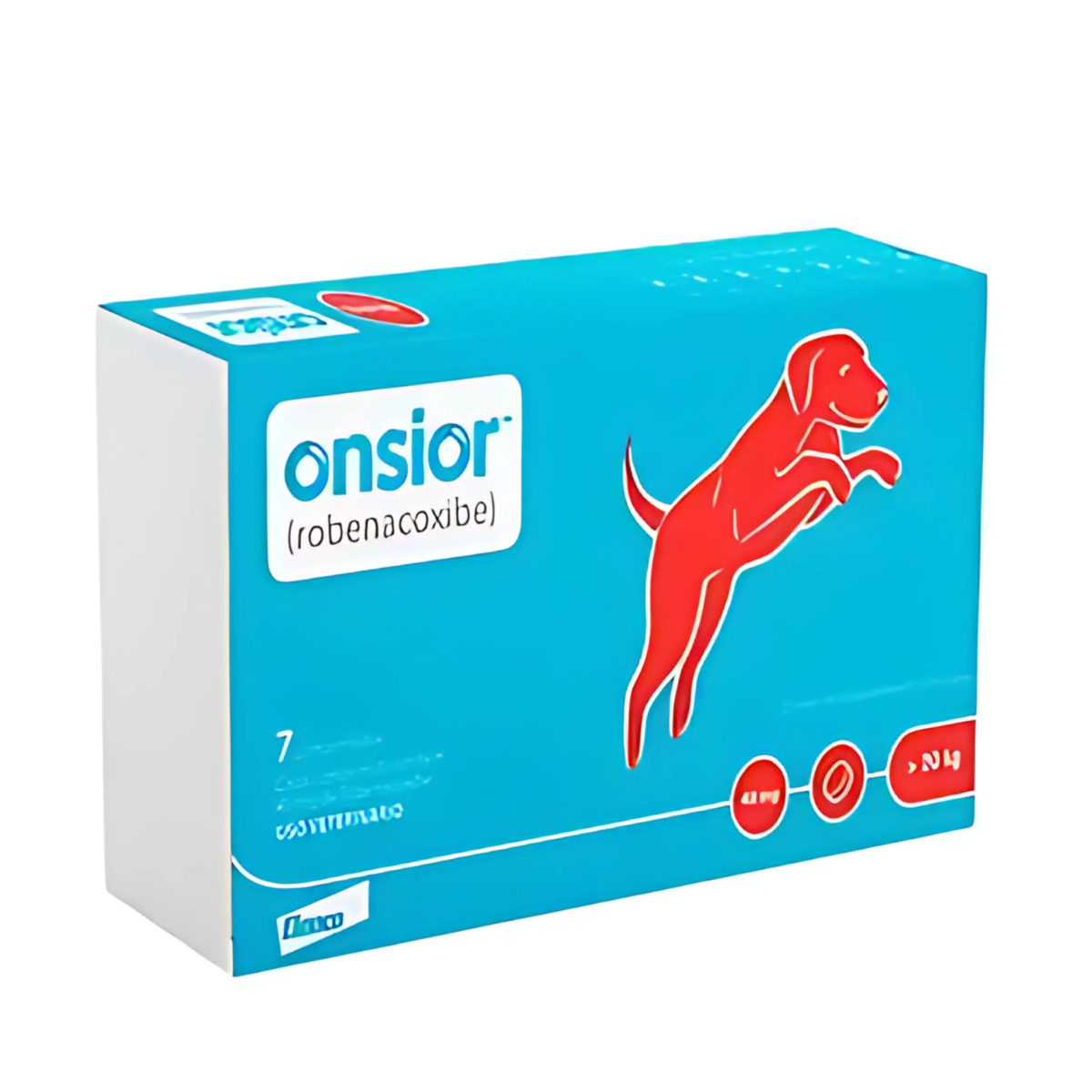 ONSIOR (40MG)(>20KG)(7 COMPRIMIDOS)(MARROM)