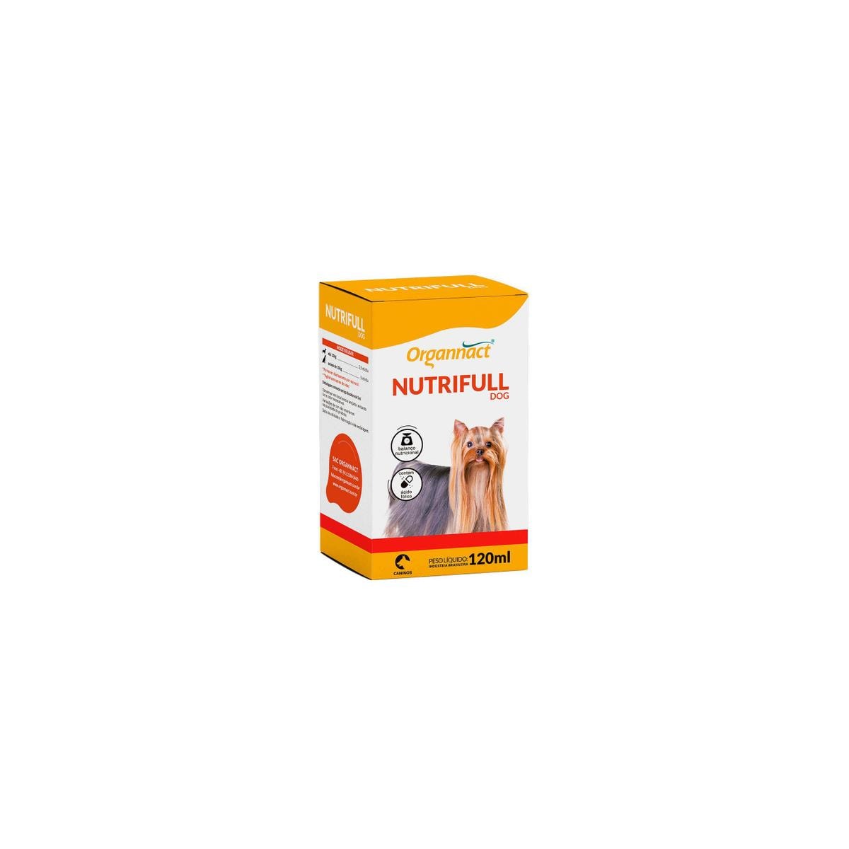 Organnact Nutrifull Dog Pet Fort 120ml