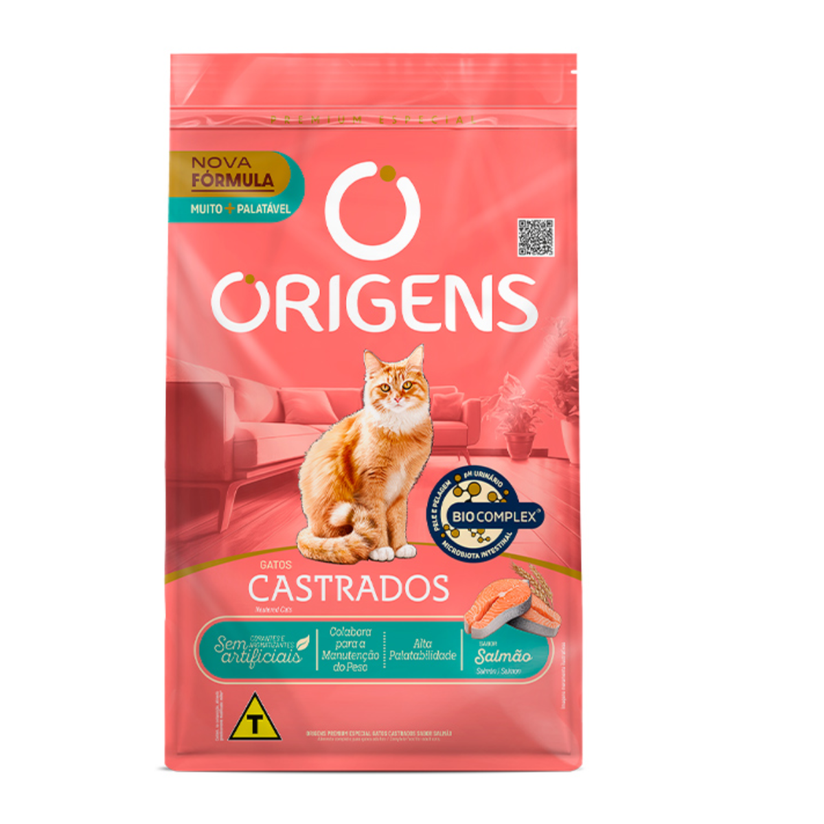 ORIGENS GATO CAST SALMAO 11,1KG