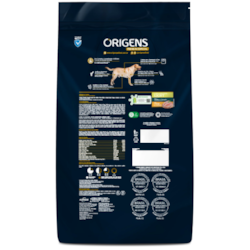 Origens Premium Especial Light Cães Adultos Portes Médio e Grande Sabor Frango e Cereais