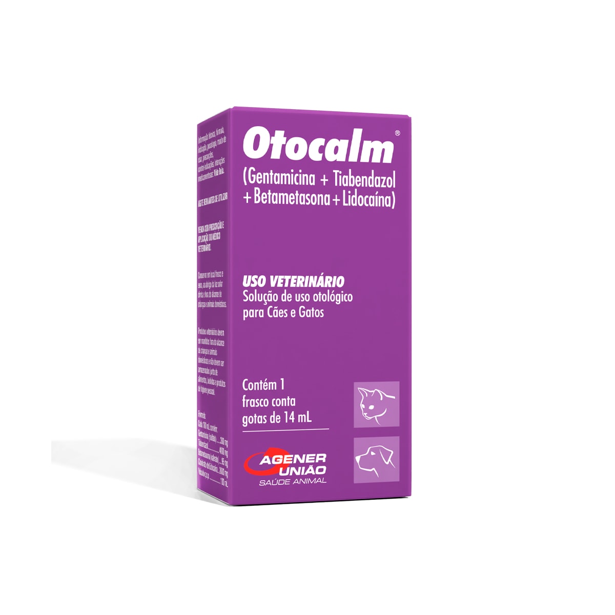 Otocalm Solução Otológico para Cães e Gatos