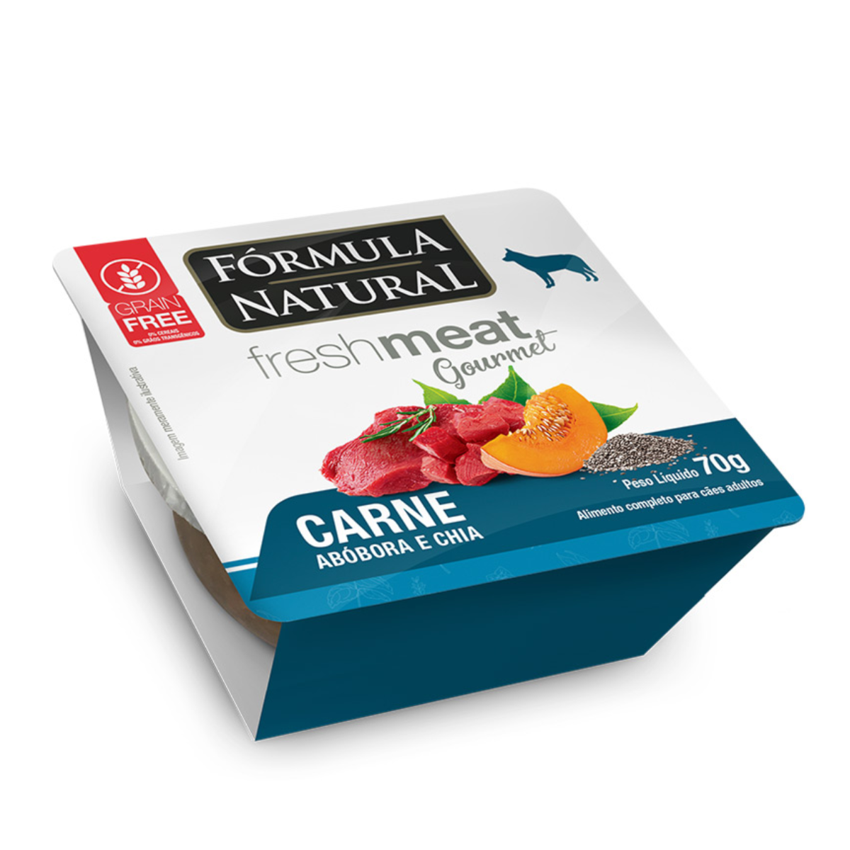 PATE FORMULA NATUAL GOURMET CAES CARNE 70G