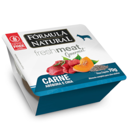 PATE FORMULA NATUAL GOURMET CAES CARNE 70G