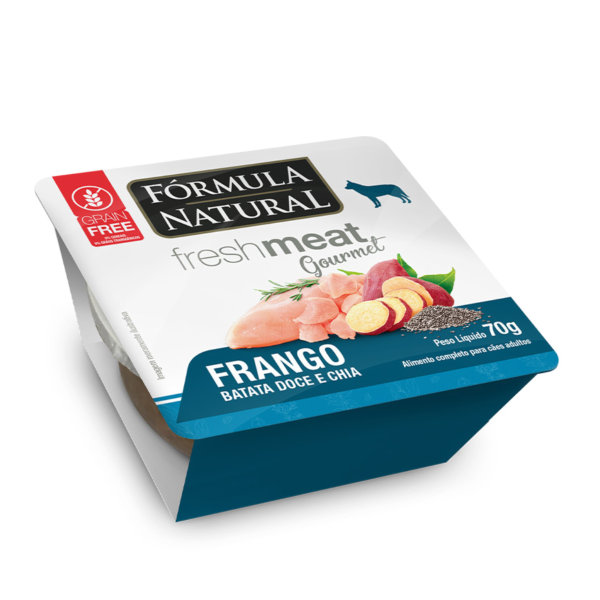 PATE FORMULA NATURAL GOURMET CAES FRANGO 70G