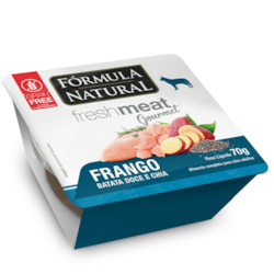 PATE FORMULA NATURAL GOURMET CAES FRANGO 70G