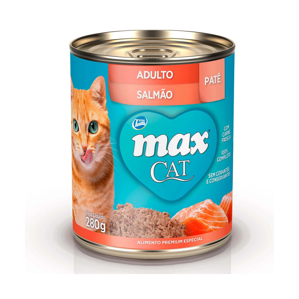 Patê Max Cat Adulto Salmao 280g