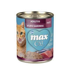 Patê Max Cat para Gatos Adultos Sabor Carne e Frango 280g