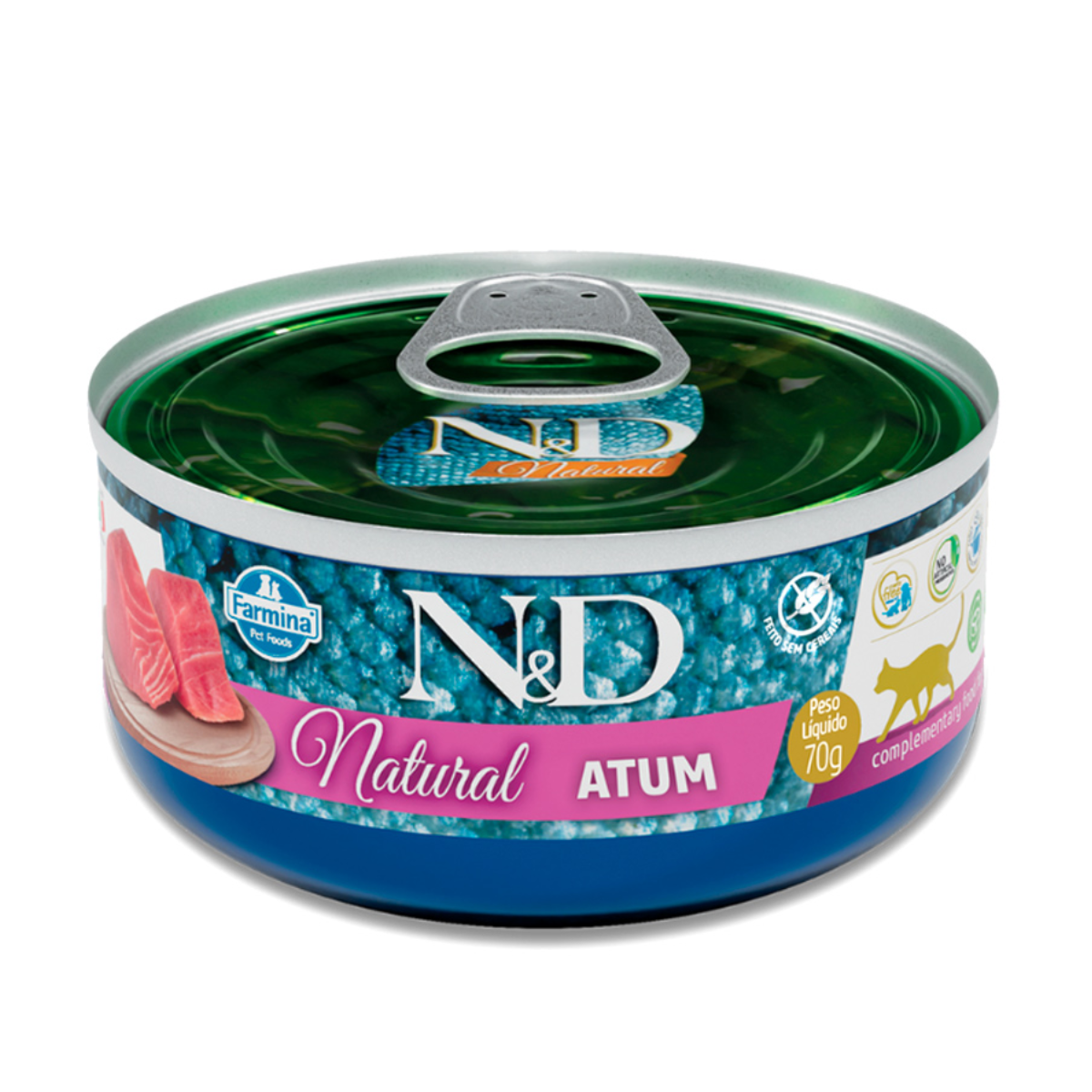 PATÊ ND FELINE WET NATURAL ATUM 70G