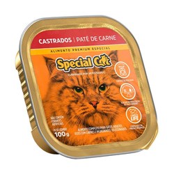 Patê Special Cat Castrado Carne 100g