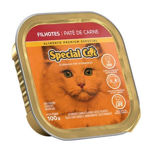 Patê Special Cat Filhote Carne 100g