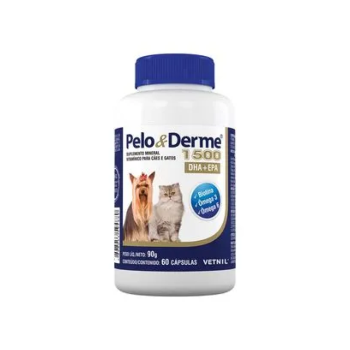 Pelo & Derme 1500mg com 60 Comprimidos