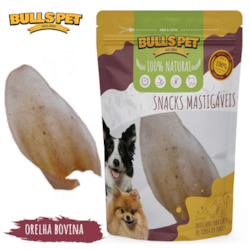 Petisco Bulls Pet Orelha Bovina para Cães