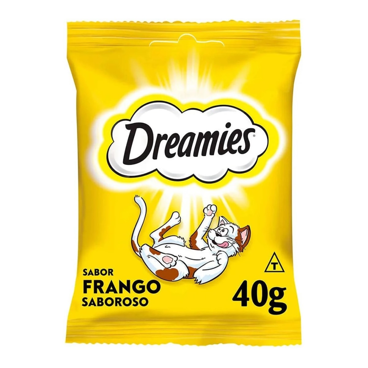 Petisco Dreamies Sabor Frango para Gatos Adultos 40g