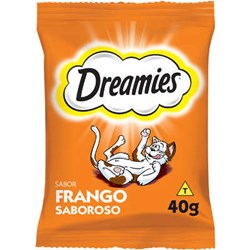 Produto Petisco Dreamies Sabor Frango para Gatos Adultos 40g