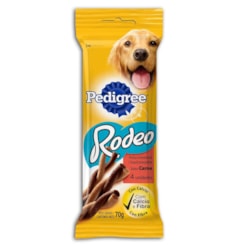 Petisco Pedigree Rodeo para Cães Adultos Sabor Carne