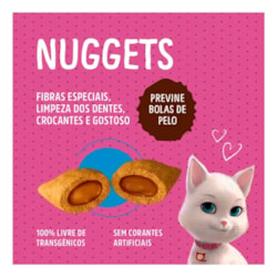 Petisco Quatree Nuggets Bola de Pelo para Gatos 60g