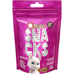 Petisco Quatree Nuggets Bola de Pelo para Gatos 60g