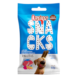 Petisco Quatree Pallitus Sabor Carne e Batata Doce