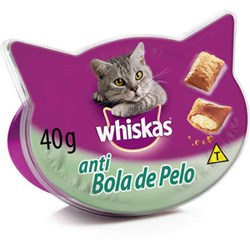 Petisco Whiskas Temptations Anti Bola de Pelo Para Gatos Adultos 40g