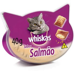 Petisco Whiskas Temptations para Gatos Adultos Sabor Salmão 40g