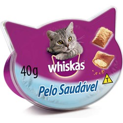 Petisco Whiskas Temptations Pelo Saudável Para Gatos Adultos 40g
