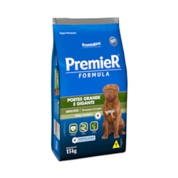 Premier Fórmula para Cães Adultos de Raças Grandes e Gigantes Sabor Cordeiro 15kg