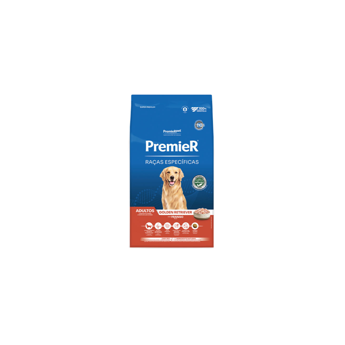 PremieR Pet Ração Seca para Cães de Raças Específicas Golden Retriever Adultos 12kg