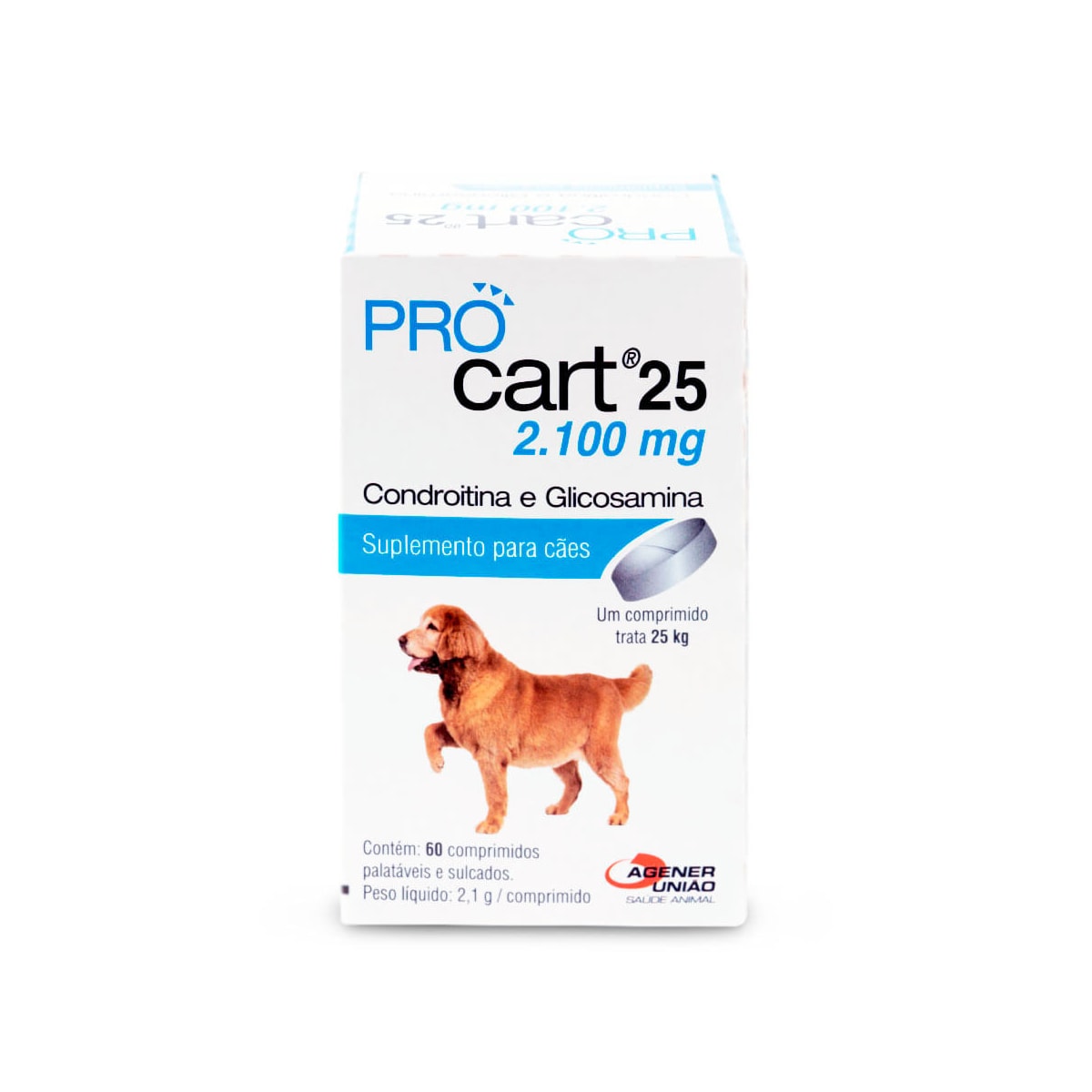 Pro Cart 25 com 60 Comprimidos