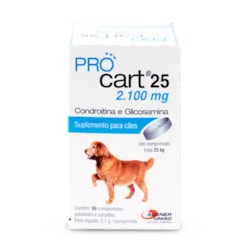 Pro Cart 25 com 60 Comprimidos