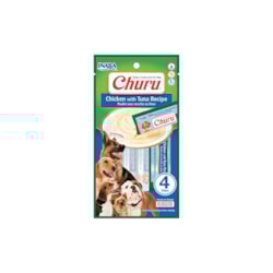Purê Churu Dog Frango com Atum 58g (04 unidades)