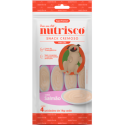 PURÊ CREMOSO NUTRISCO SALMÃO CÃES 56G