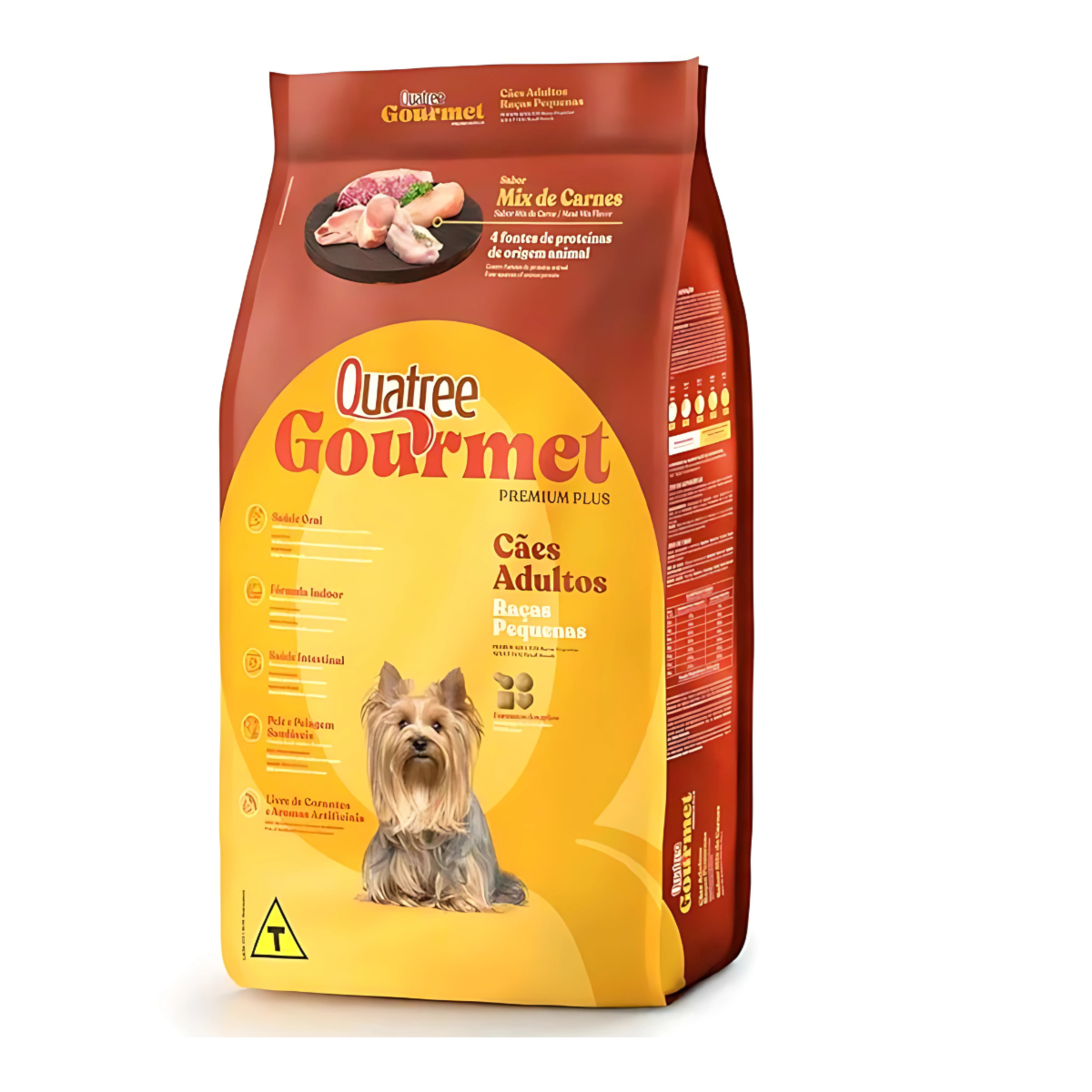 Quatree Gourmet Ração para Cães Adultos Raças Pequenas 3kg