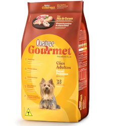 Quatree Gourmet Ração para Cães Adultos Raças Pequenas 3kg