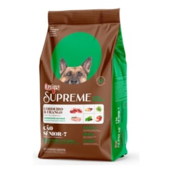 Quatree Supreme Cordeiro e Frango Cães Sênior +7 Raças Médias e Grandes 15kg
