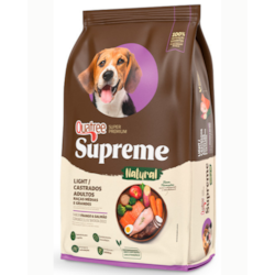 Quatree Supreme Light Sabor Salmão e Batata Doce Cães Adultos Todas as Raças 15kg