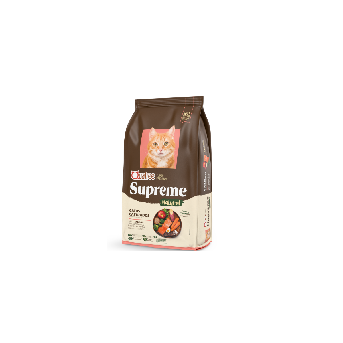 Quatree Supreme Ração para Gatos Castrados Salmao 10.1kg