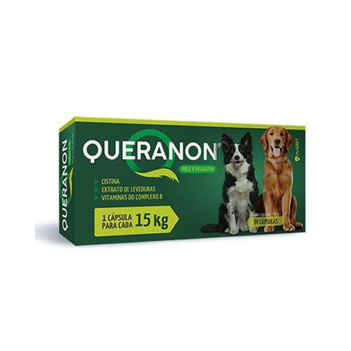 Queranon 15Kg Pele E Pelagem 30 Capsulas