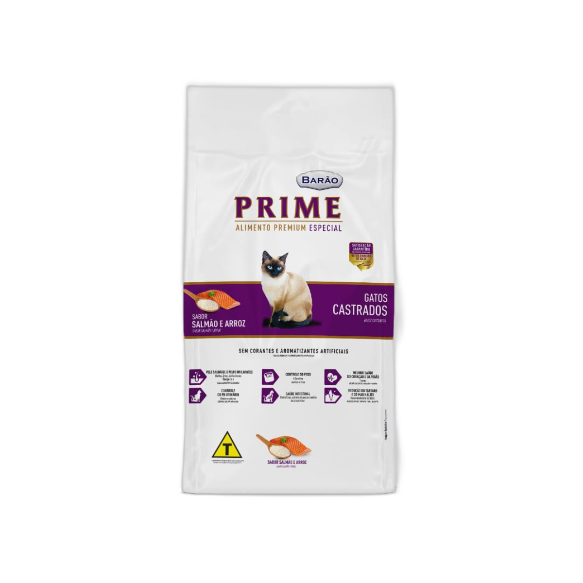Ração Barão Prime Gatos Castrados 10,1kg