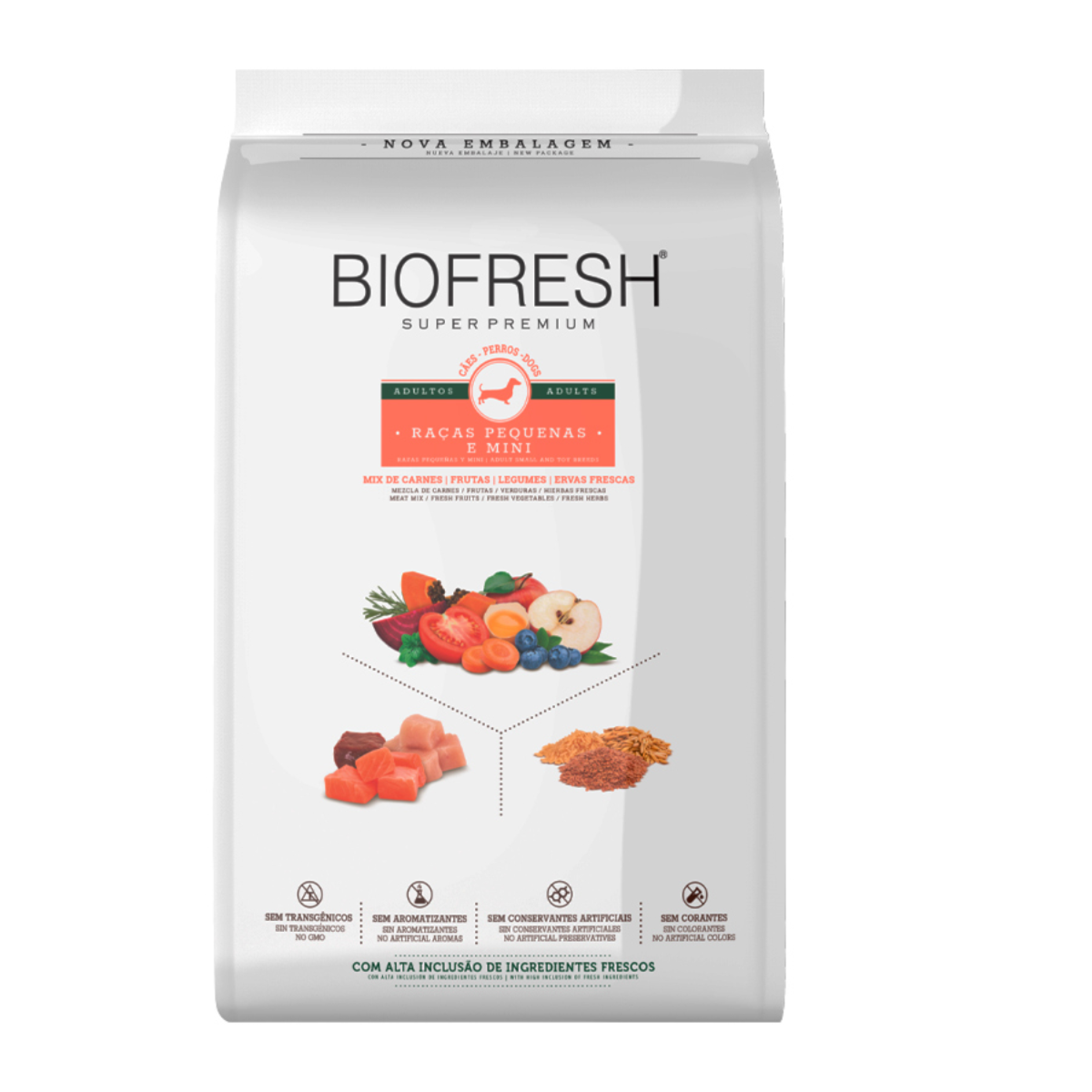 Ração Biofresh Adultos Raças Pequenas e Mini