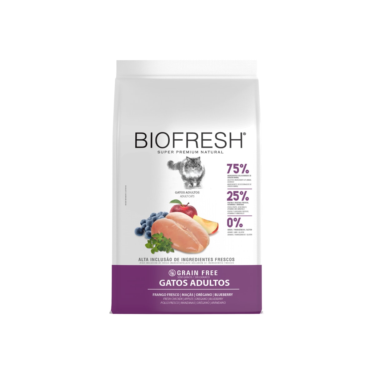 Ração BioFresh Gato Adultos Frango 7,5kg