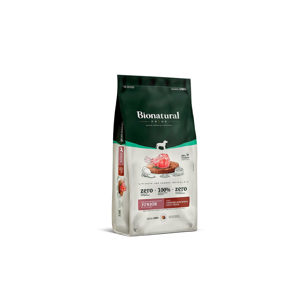 RAÇÃO BIONATURAL CAES RGG JUNIOR CORDEIRO 15 KG