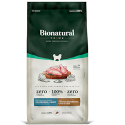 Ração Bionatural Light Cães Castrado Médio/grande 15kg