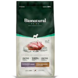 Ração Bionatural Prime Light Para Cães Castrados 2,5Kg