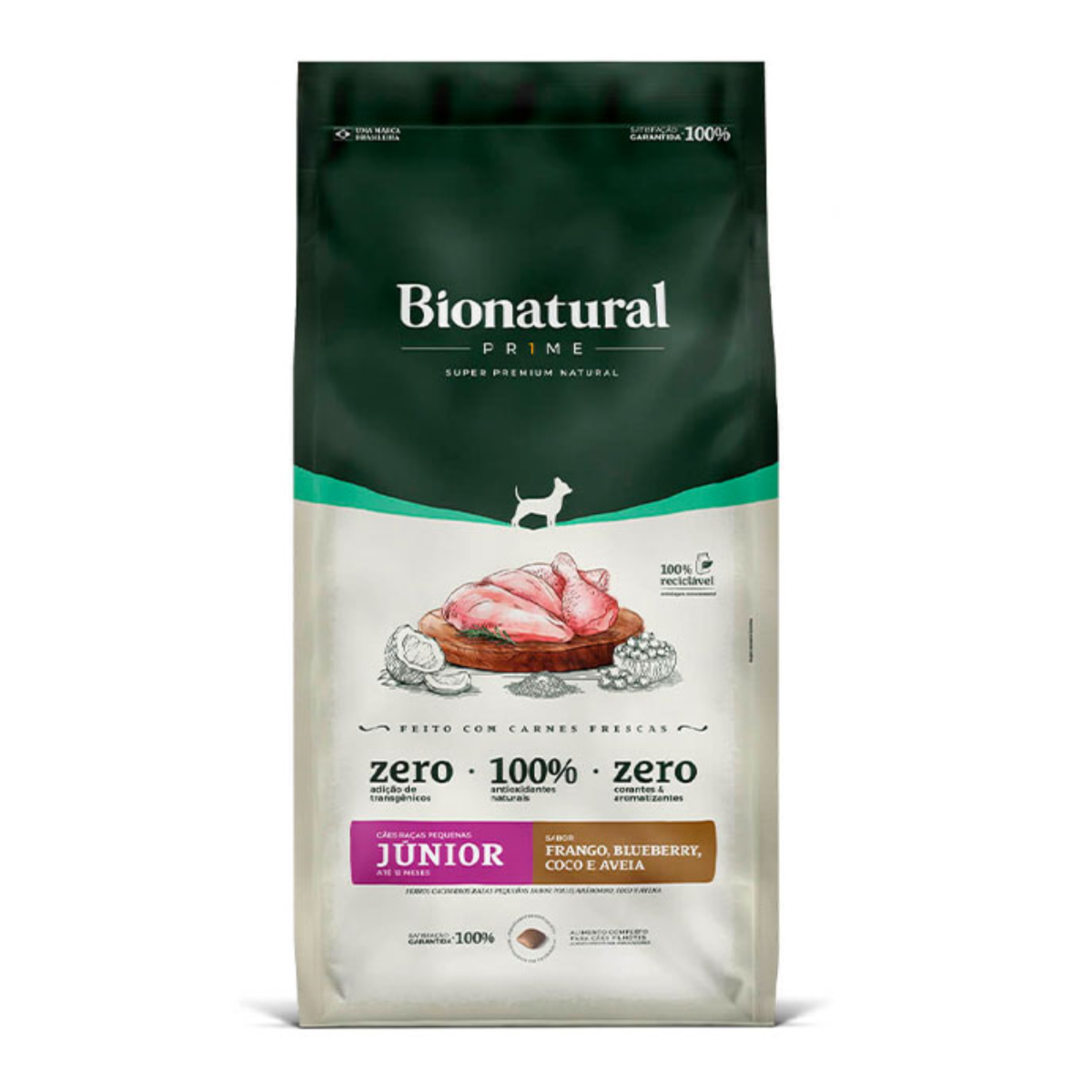 Ração Bionatural Prime Para Cães Filhotes Porte Pequeno