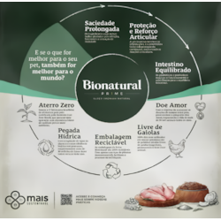 Ração Bionatural Prime Para Gatos Adultos Sabor Salmão 1,5Kg