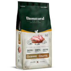 Ração Bionatural Prime para Gatos Castrados Sabor Frango 20kg