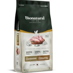 Ração Bionatural Prime para Gatos Castrados Sabor Frango 20kg