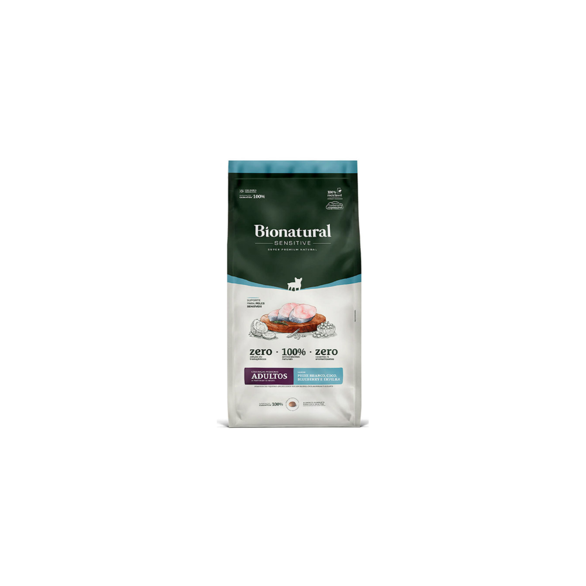 Ração Bionatural Sensitive Cães RMG Adultos 15KG