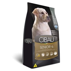 Ração Cibau Senior +6 Medium e Maxi Breeds para Cães Adultos Raças Médias e Grandes 12kg